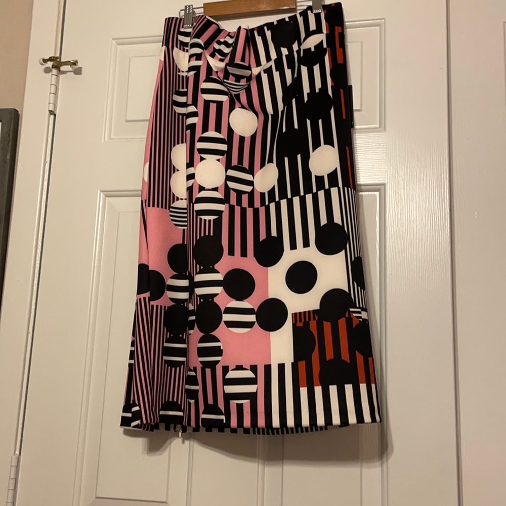 Multi colored, plus sized skirt